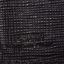 Fendi Black/Tobacco Zucca Canvas Bifold Wallet