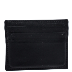 Fendi Black Leather Monster Card Holder