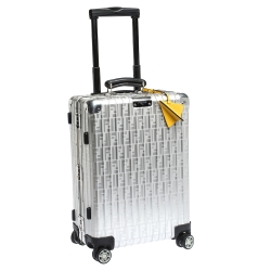 FENDI x Rimowa Black/Yellow Aluminium Cabin Trolley Suitcase