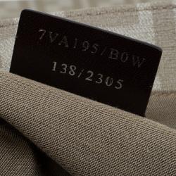 Fendi Beige Zucca Saplmati Coated Canvas Messenger Bag
