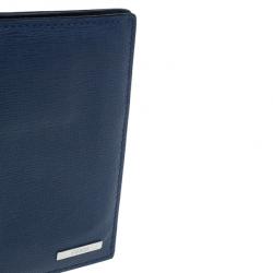 Fendi Vino and Palla Leather Compact Travel Wallet