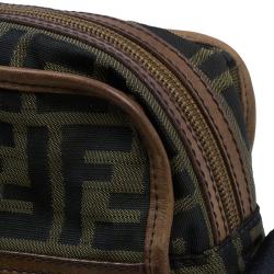 Fendi Brown Zucca canvas Messenger Bag