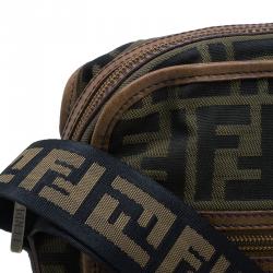 Fendi Brown Zucca canvas Messenger Bag
