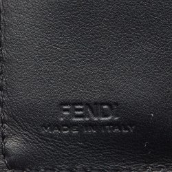 Fendi Brown Zucca Canvas Bifold Card Case