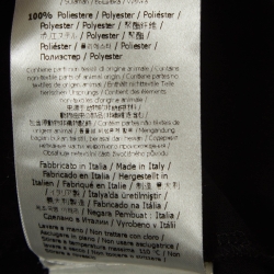 Pre Owned Fendi Black Zucca Applique Cotton T-Shirt L