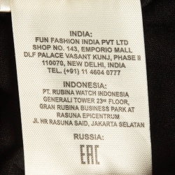 مملوكة مسبقًا Fendi Black Logo Embossed Ombre Cotton T-Shirt L