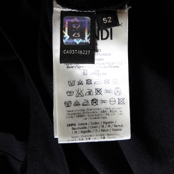 Fendi Black Cotton Bags Bugs Embellished Crew Neck T-Shirt XL