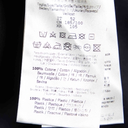 مملوكة مسبقًا Fendi Black Karl Appliqued Cotton Crew Neck T-Shirt XL