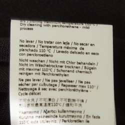 Pre Owned Fendi Black Logo Intarsia Knit Turtleneck Pullover S