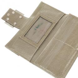 Pre Owned Fendi Zucchino Contentinal Wallet 