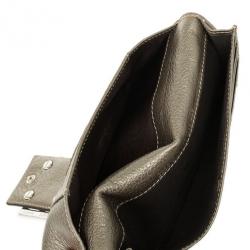Pre Owned Fendi Zucchino Contentinal Wallet 