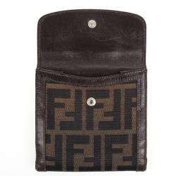 Pre Owned Fendi Accessories Button Wallet