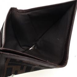 Pre Owned Fendi Accessories Button Wallet