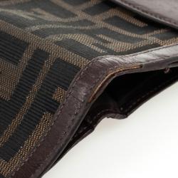 Pre Owned Fendi Accessories Button Wallet