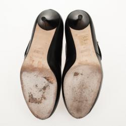 Pre Owned Fendi Zucca Canvas &amp; Leather Envelope Booties Size 37