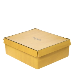 مملوكة مسبقًا حذاء رياضي فندي طراز تانك مرتفع من أعلى جلد و سويدي أسود مقاس 42