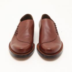 Pre Owned Fendi Light Brown Side Laced Men's Loafers Size 43