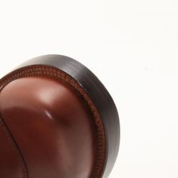 Pre Owned Fendi Light Brown Side Laced Men's Loafers Size 43