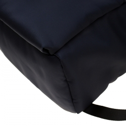 Fendi Navy Blue Nylon And Leather Bag Bugs Backpack 