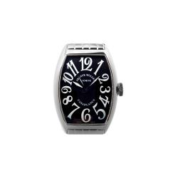 Franck Muller Black Stainless Steel Casablanca Men's Wristwatch 32MM