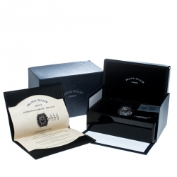 Pre Owned Franck Muller Black Titanium Stainless Steel Conquistador Grand Prix 9900 SC DT GPG Men's Wristwatch 48 mm