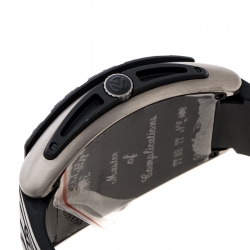 Pre Owned Franck Muller Black Titanium Stainless Steel Conquistador Grand Prix 9900 SC DT GPG Men's Wristwatch 48 mm