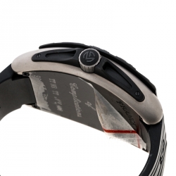 Pre Owned Franck Muller Black Titanium Stainless Steel Conquistador Grand Prix 9900 SC DT GPG Men's Wristwatch 48 mm