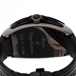 Pre Owned Franck Muller Black Titanium Stainless Steel Conquistador Grand Prix 9900 SC DT GPG Men's Wristwatch 48 mm