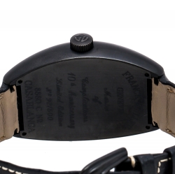 Pre Owned Franck Muller Black PVD Stainless Steel 10th Anniversary Casablanca Limited Edition 8880 C NR Men's Wristwatch 39 mm