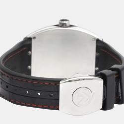 Pre Owned Franck Muller Black Stainless Steel Vanguard V45SCDTJ Automatic Men's Wristwatch 44 mm