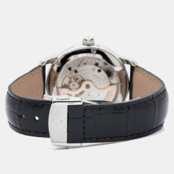 Frederique Constant Salmon Stainless Steel Embossed Leather Limited Edition Classic FC710Q4H6 Men's Wristwatch 42 mm
