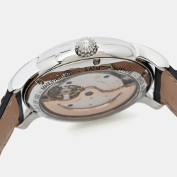 Frederique Constant Salmon Stainless Steel Embossed Leather Limited Edition Classic FC710Q4H6 Men's Wristwatch 42 mm