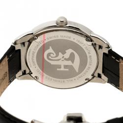 Pre Owned Gianfranco Ferre White Stainless Steel Men's Wristwatch 40MM