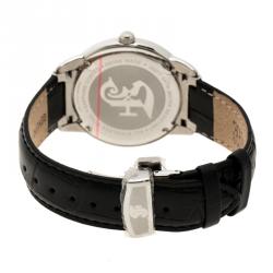 Pre Owned Gianfranco Ferre White Stainless Steel Men's Wristwatch 40MM