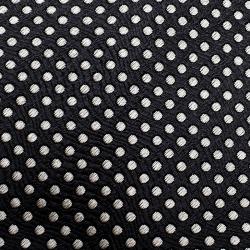 Pre Owned Giorgio Armani Grey Polka Dotted Silk Jacquard Tie