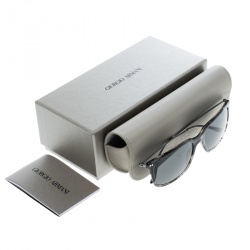 Giorgio Armani Grey Havana AR8063 Frames of Life Wayfarer Sunglasses