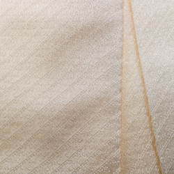 Pre Owned Giorgio Armani Cream Logo Jacquard Silk Tie