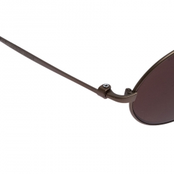 Giorgio Armani Metallic/Brown AR6018-T Titanium Frame of Life Sunglasses