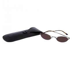 Giorgio Armani Metallic/Brown AR6018-T Titanium Frame of Life Sunglasses