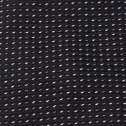 Pre Owned Giorgio Armani Black Polka Dot Woven Silk Tie