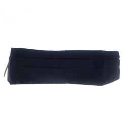 Giorgio Armani Blue Silk Cummerbund Size XL