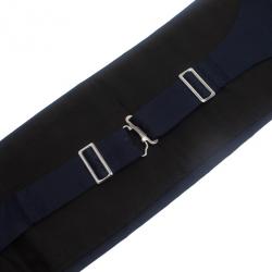 Giorgio Armani Blue Silk Cummerbund Size XL