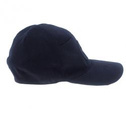 Pre Owned Giorgio Armani Blue Logo Baseball Cap Size 60