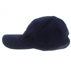 Pre Owned Giorgio Armani Blue Logo Baseball Cap Size 60