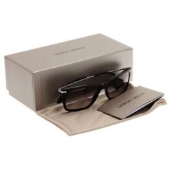 Giorgio Armani Black Rectangle Sunglasses
