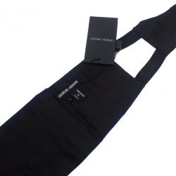 Giorgio Armani Blue Silk Cummerbund Size L
