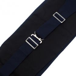 Giorgio Armani Blue Silk Cummerbund Size L