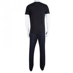 Pre Owned Giorgio Armani Navy Blue Wool Tailored Trousers  XXL