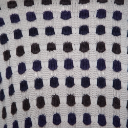 Giorgio Armani Grey Textured Dotted Sweater XL