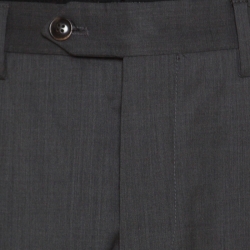 Giorgio Armani Grey Wool Tailored Trousers S